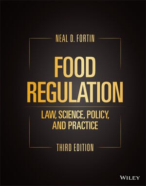 Book cover for Food Regulation book, 3rd edition